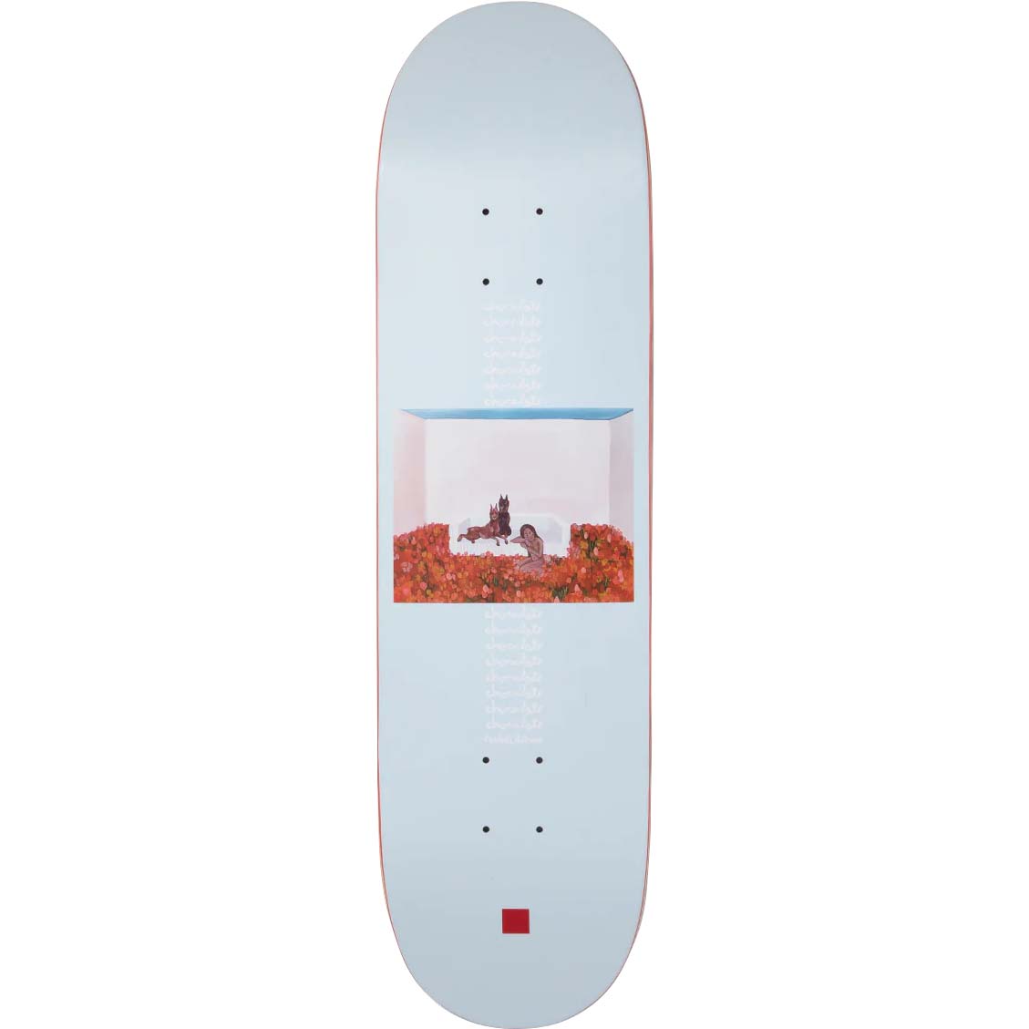Chocolate L8RGRL Doberman Skateboard Deck - Aikens 8.5"