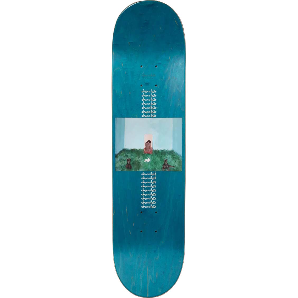 Chocolate L8RGRL Doberman Skateboard Deck - Capps 8.25