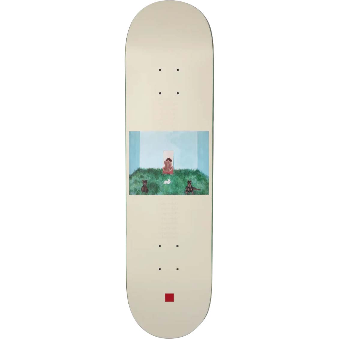 Chocolate L8RGRL Doberman Skateboard Deck - Capps 8.25