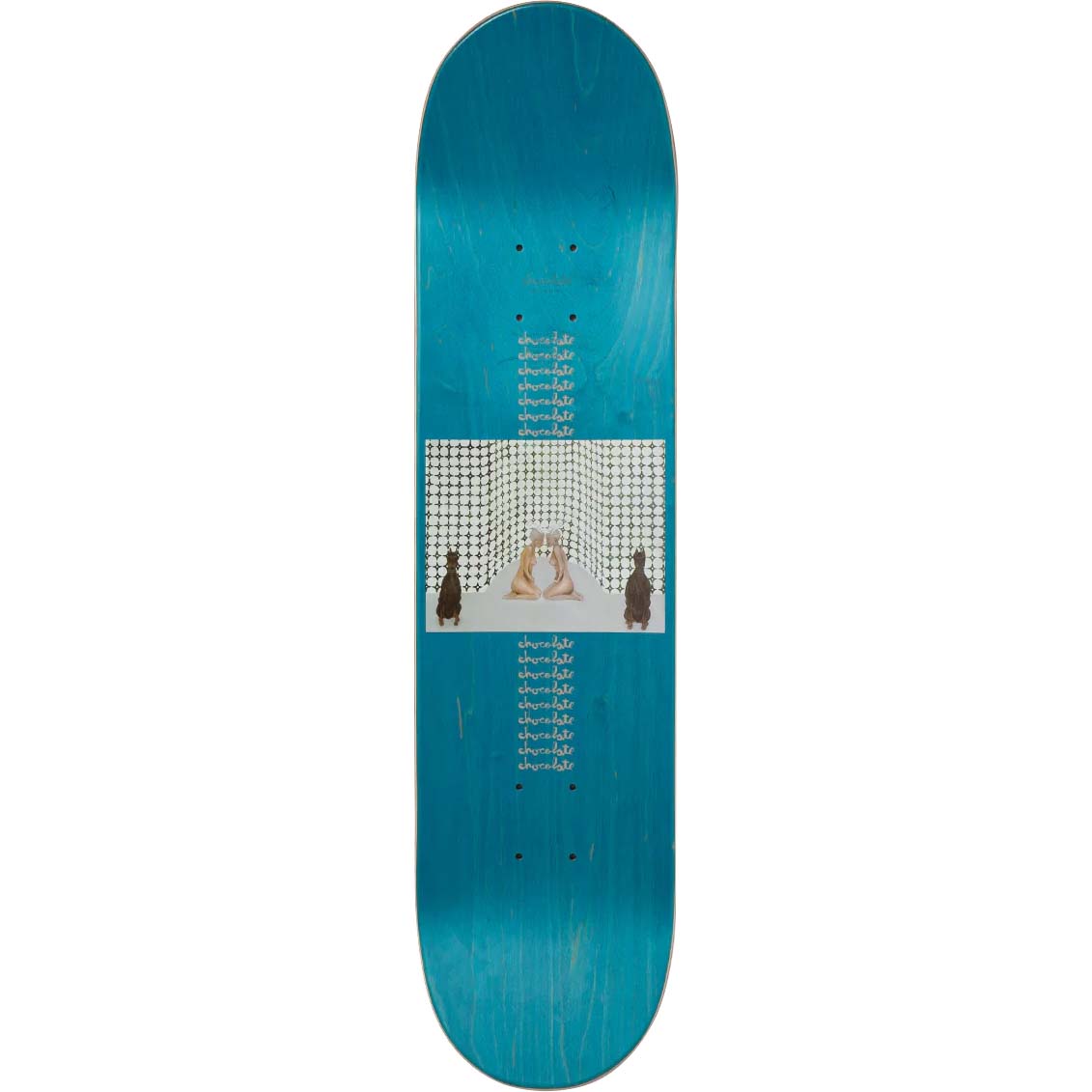 Chocolate L8RGRL Doberman Skateboard Deck - Perez 8"