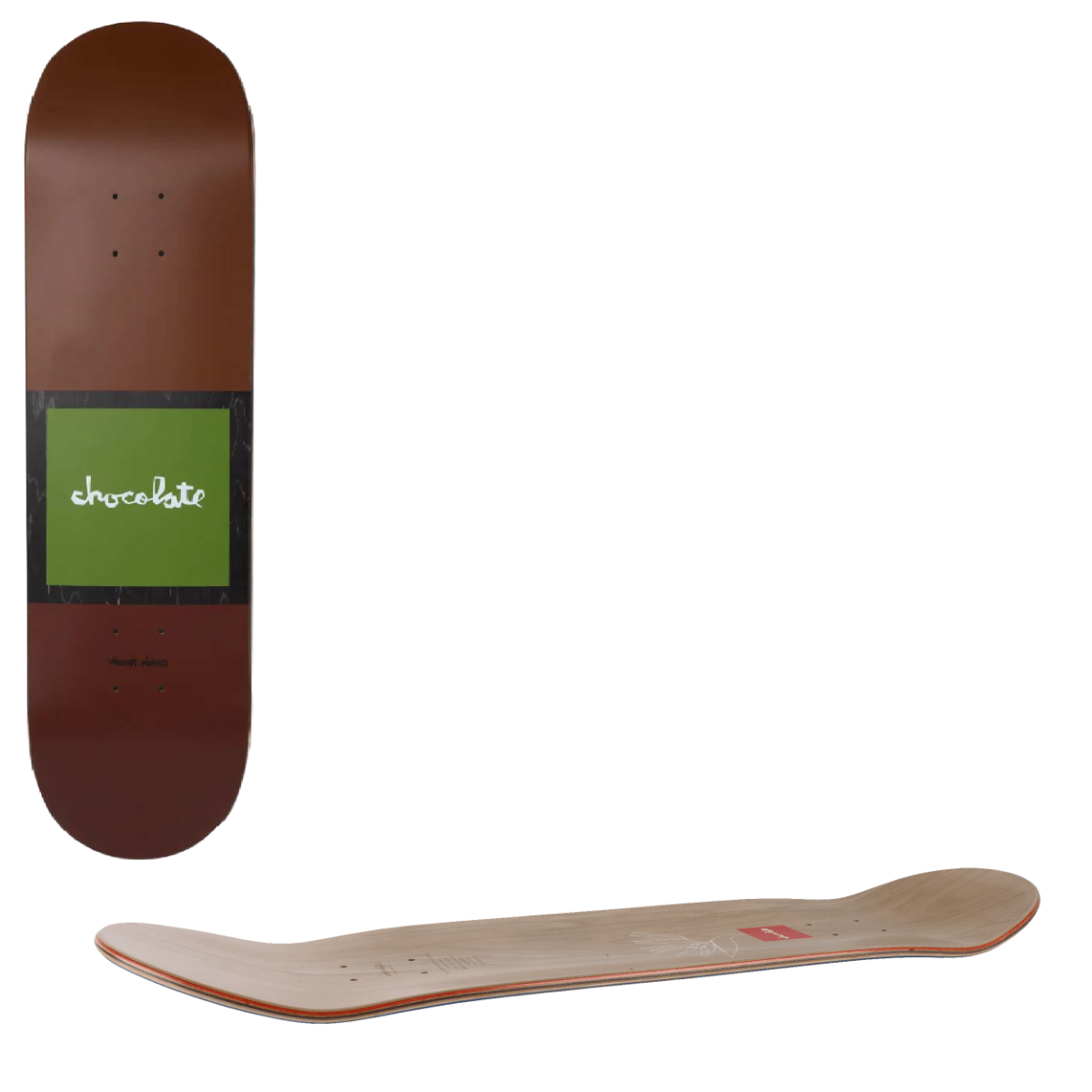 Chocolate OG Square Skateboard Deck - Alvarez 8"