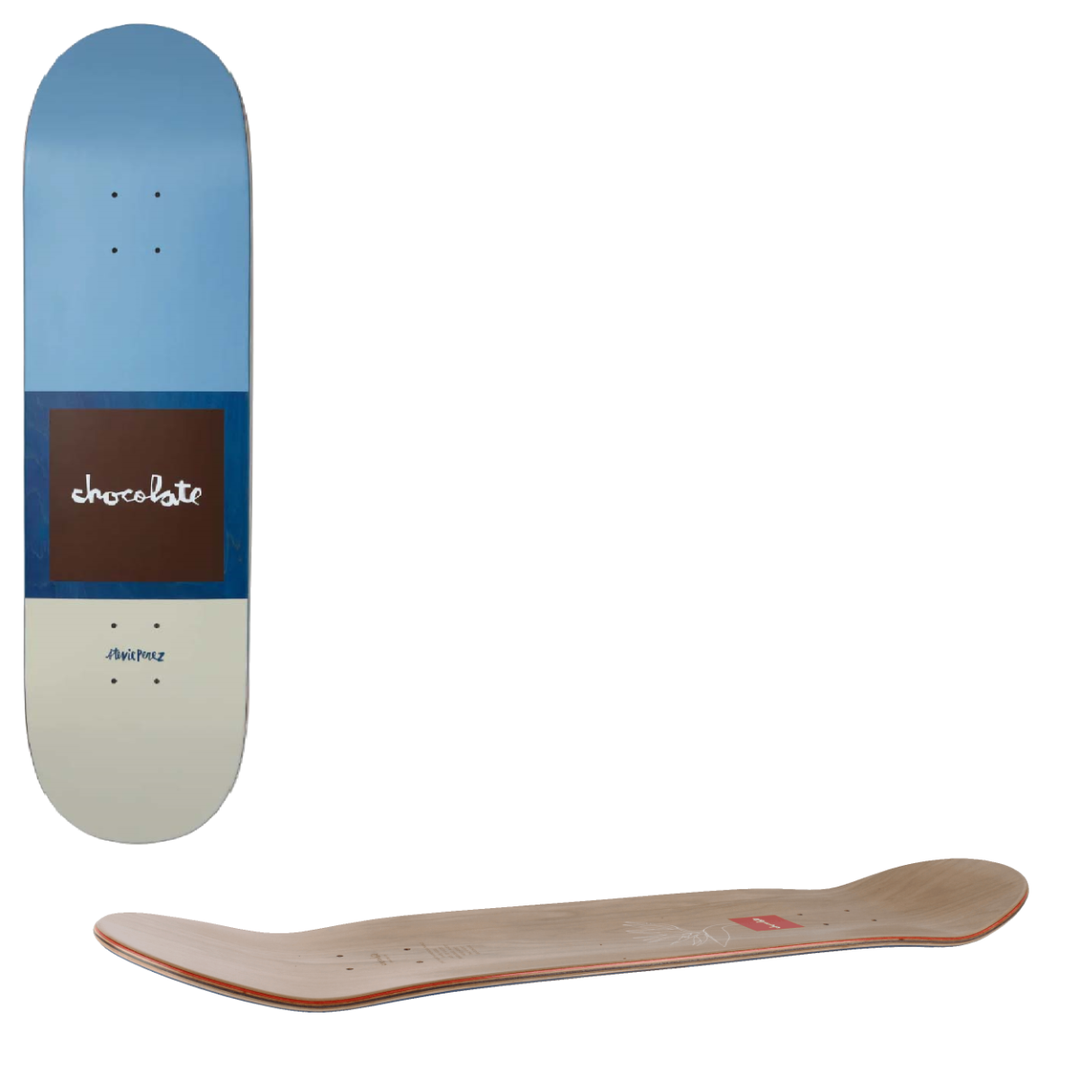 Chocolate OG Square Skateboard Deck - Perez 8.4"