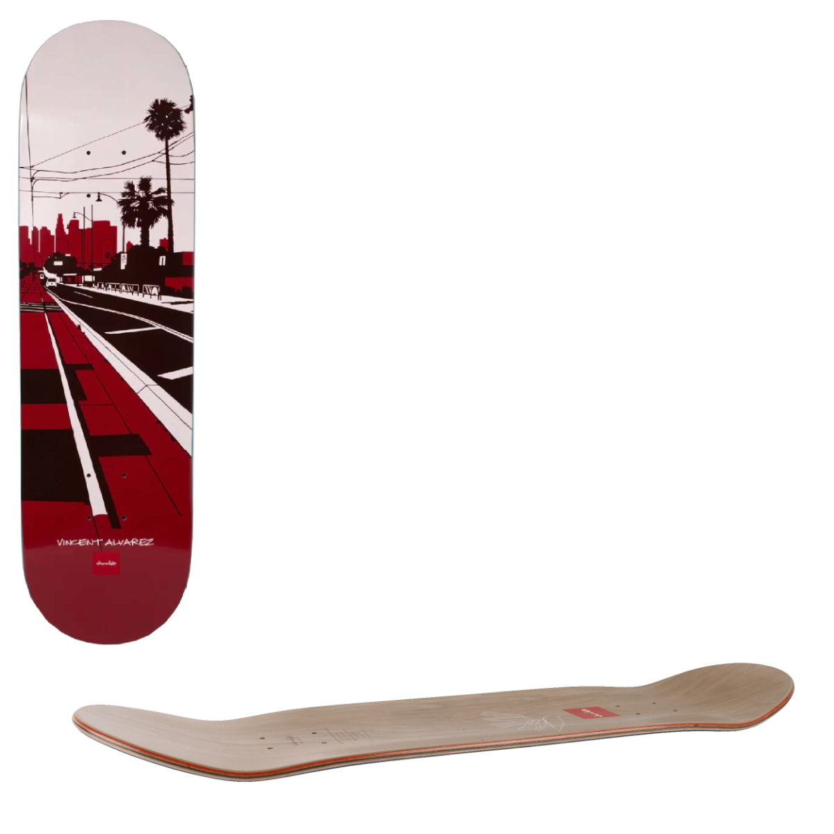 Chocolate City Series '23 Skateboard Deck - Alvarez 8.25"