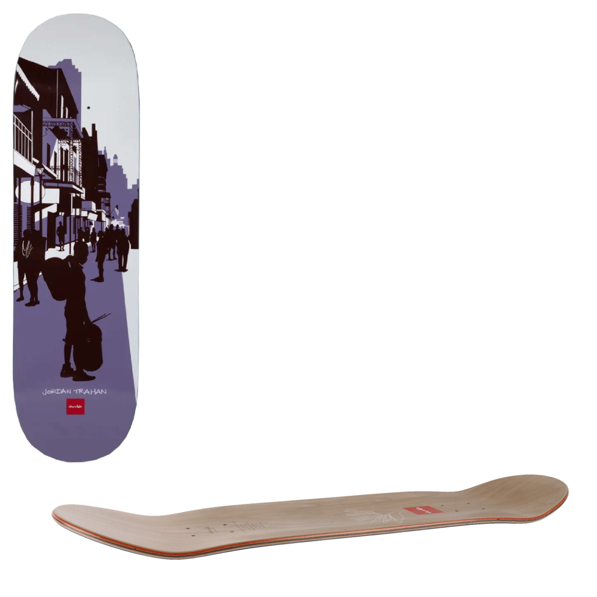 Chocolate City Series '23 Skateboard Deck - Trahan 8.5"