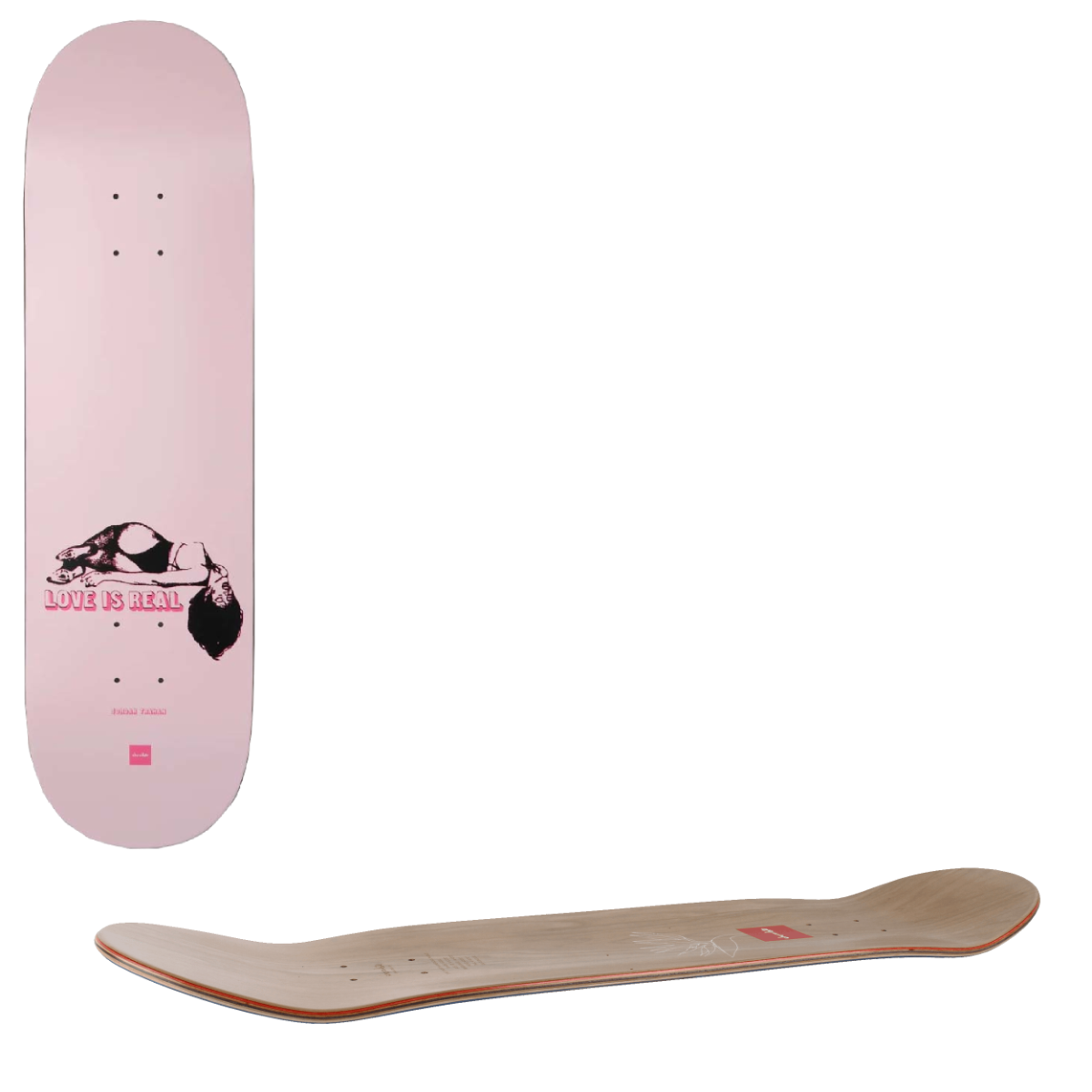 Chocolate Love Is Real Skateboard Deck - Trahan 8.25"