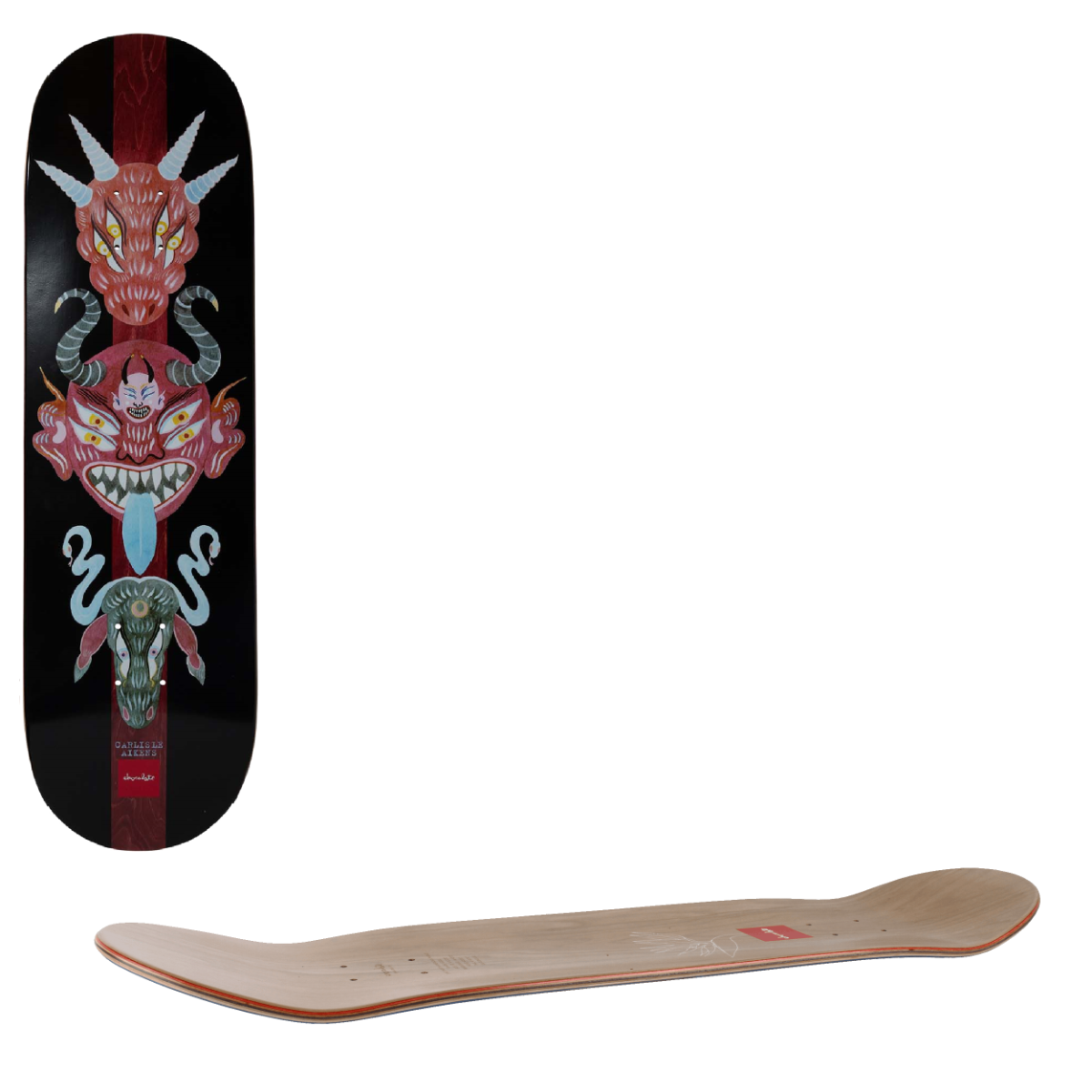 Chocolate Dog Perfume Mask Skateboard Deck - Aikens 8.5"