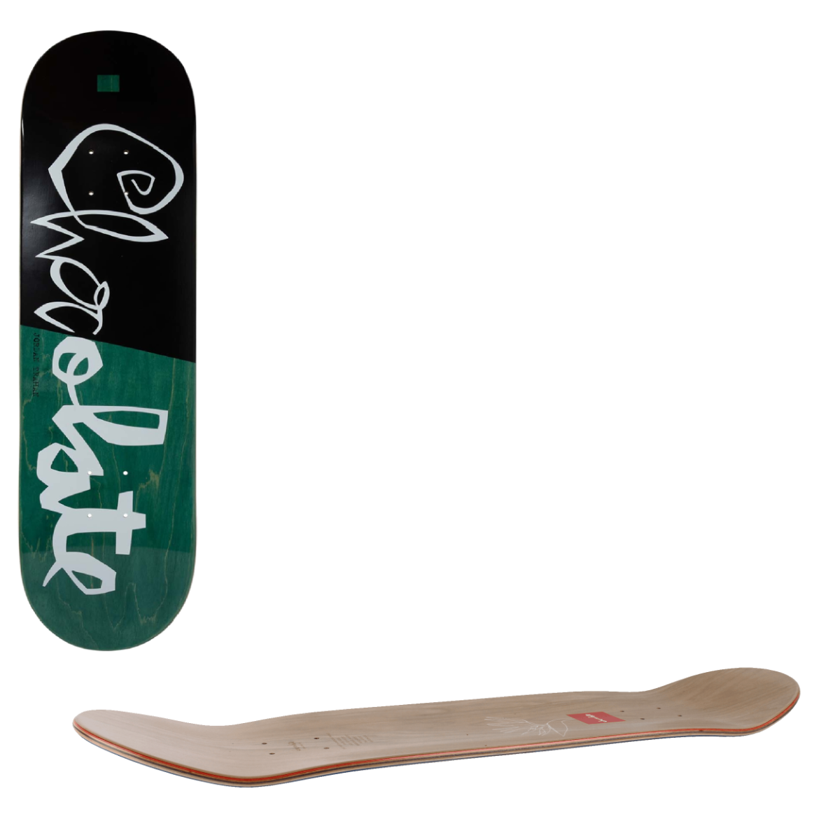 Chocolate Then Now Skateboard Deck - Trahan 8.25"