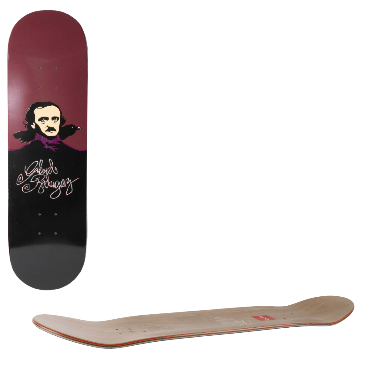 Chocolate Poe Re-Issue Skateboard Deck - Rodriguez 8.25"