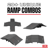 CORE Skate Ramp - Mini Funbox Set (2 Kickers & Flat Deck)