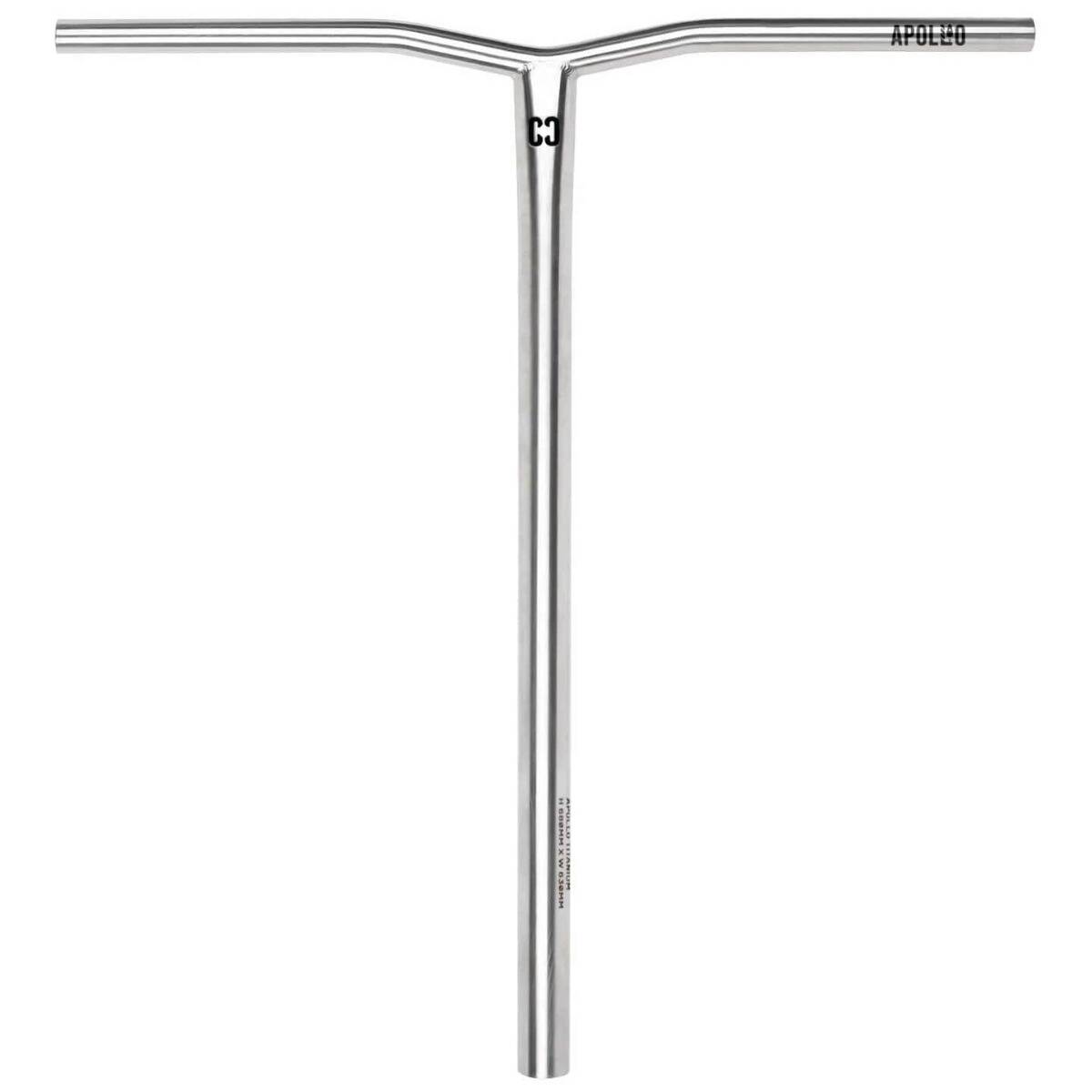 CORE Apollo Titanium V2 HIC/SCS Scooter Handle Bars - Raw 680mm