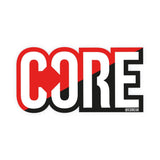 CORE Classic Scooter Sticker - Split Red/Black