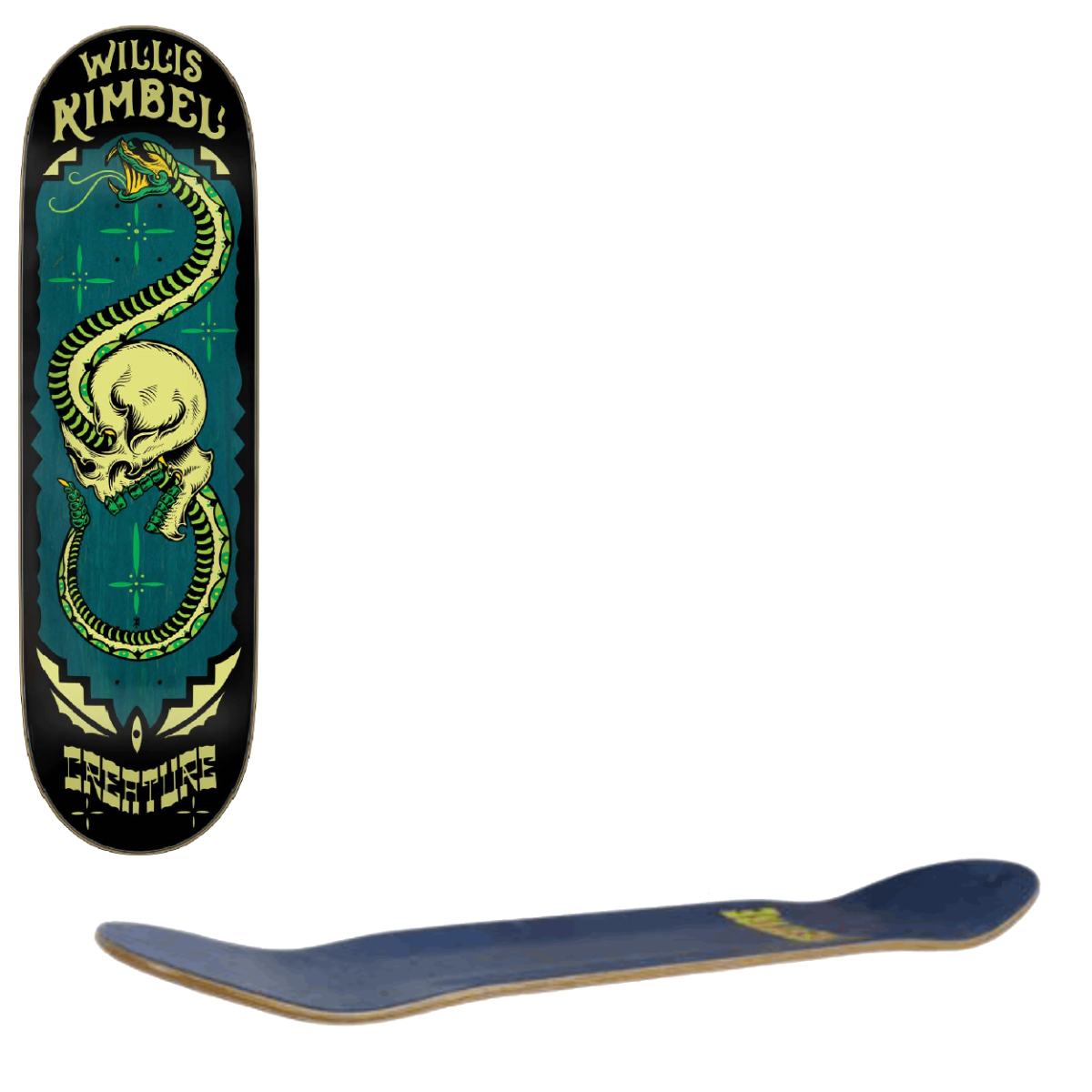 Creature Take Warning Skateboard Deck - Kimbel 8.8"