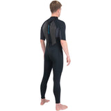 Dakine Mens Quantum Back Zip Short Sleeve 2/2mm F/L Wetsuit - Black/Grey