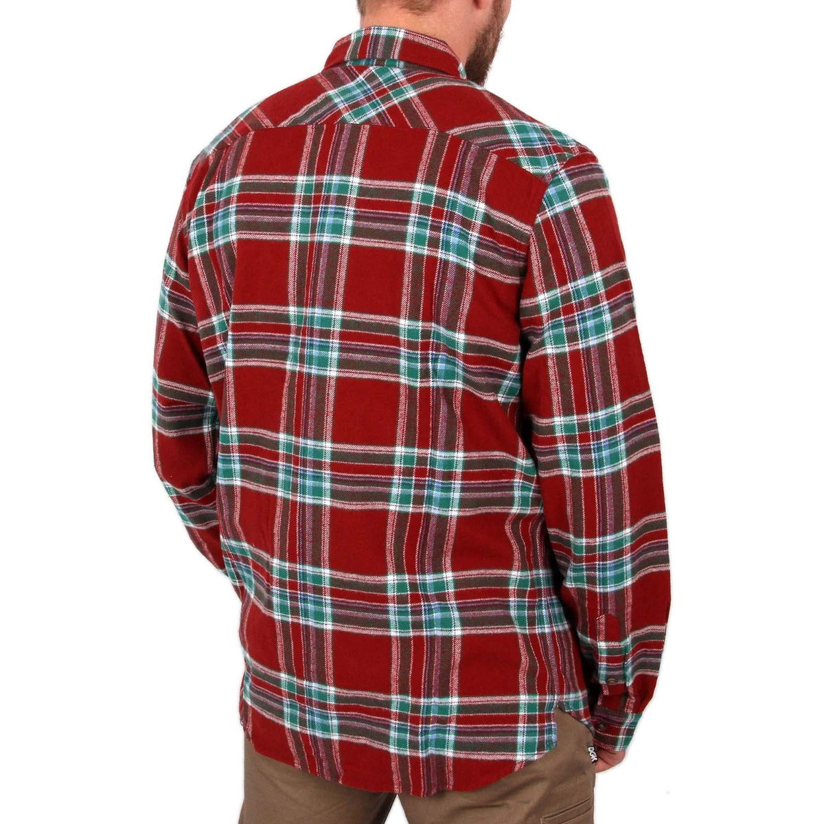 Diamond Supply Flannel Shirt - Burgudy