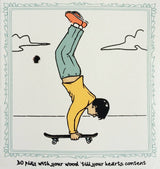 Drawing Boards Gent Skateboard Deck - 8"