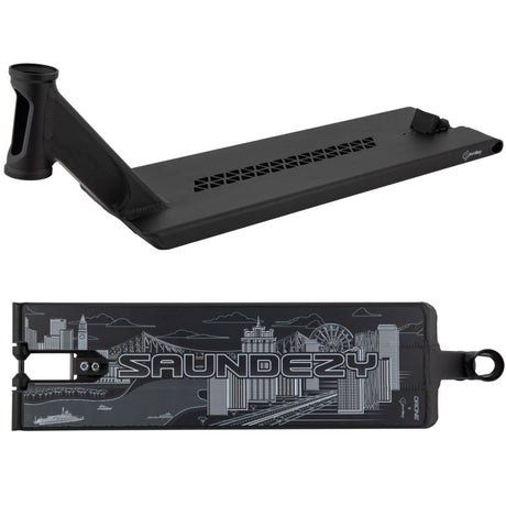 Drone Saundezy Signature Scooter Deck - Black 22" x 6.5"