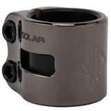 Drone Solar Double Collar Scooter Clamp - Smoked Chrome