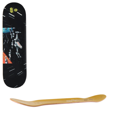 Element x Star Wars Skateboard Deck - X Wing 7.75"
