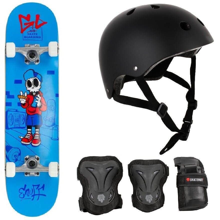 Enuff Skully Complete Skateboard Bundle - 7.75"