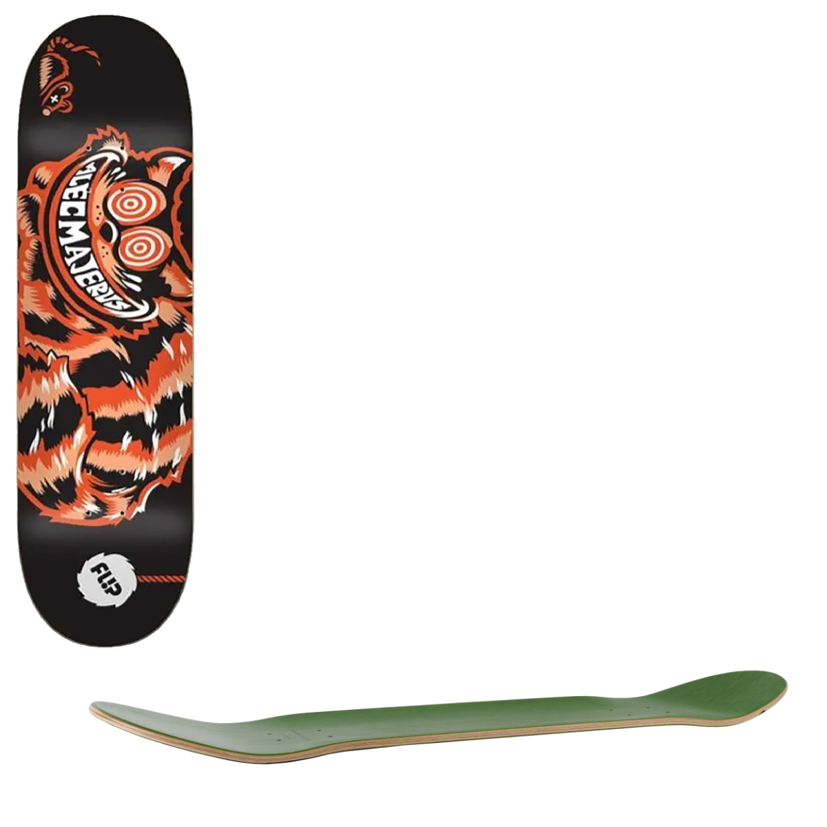 Flip Blacklight Skateboard Deck - Majerus 8.38