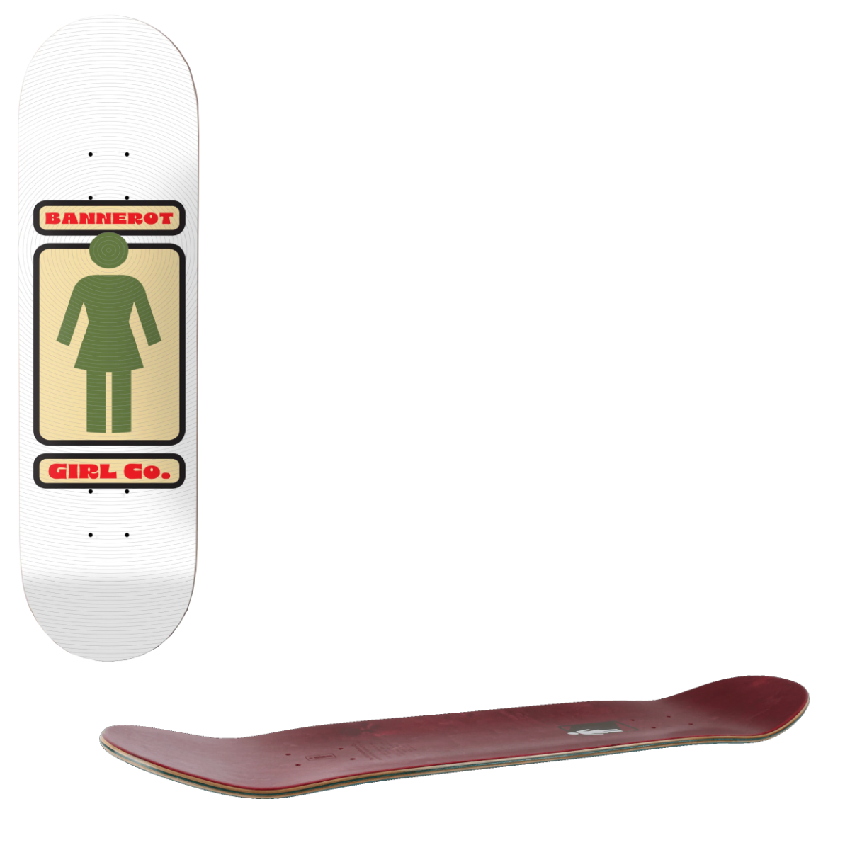 Girl Hypno Girl Skateboard Deck - Bannerot 8.125"