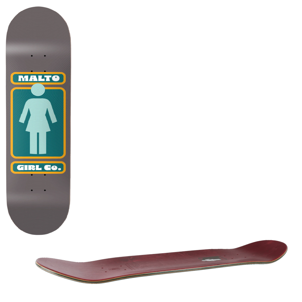 Girl Hypno Girl Skateboard Deck - Malto 8.25"
