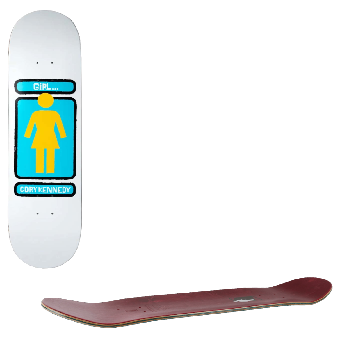 Girl Hand Shakers Skateboard Deck - Kennedy 8.25"