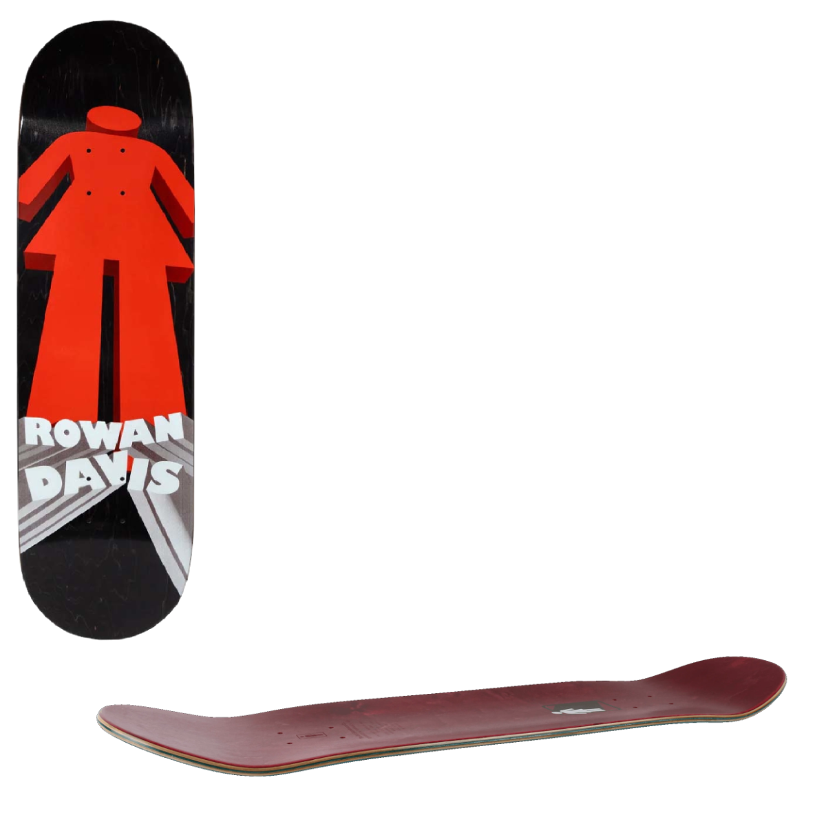 Girl Herspective Skateboard Deck - Davis 8.5"
