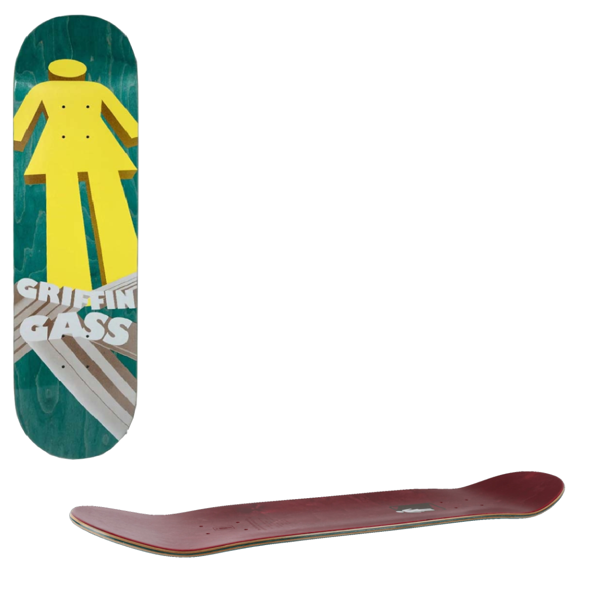 Girl Herspective Skateboard Deck - Gass 8.25"