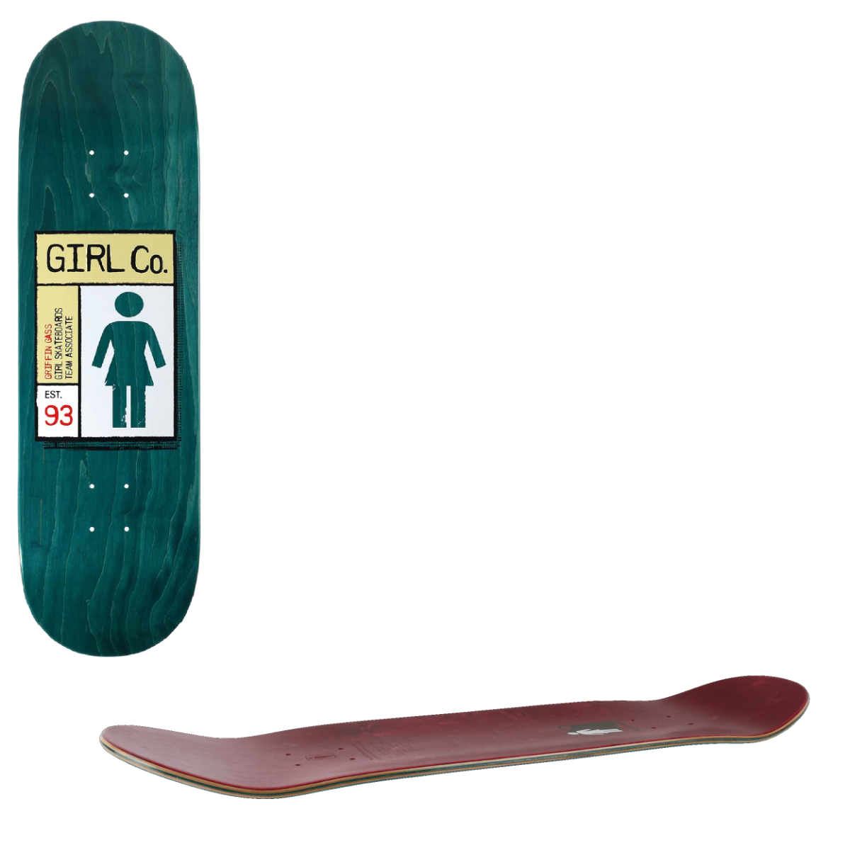 Girl Gridbox Skateboard Deck - Gass 8.25"