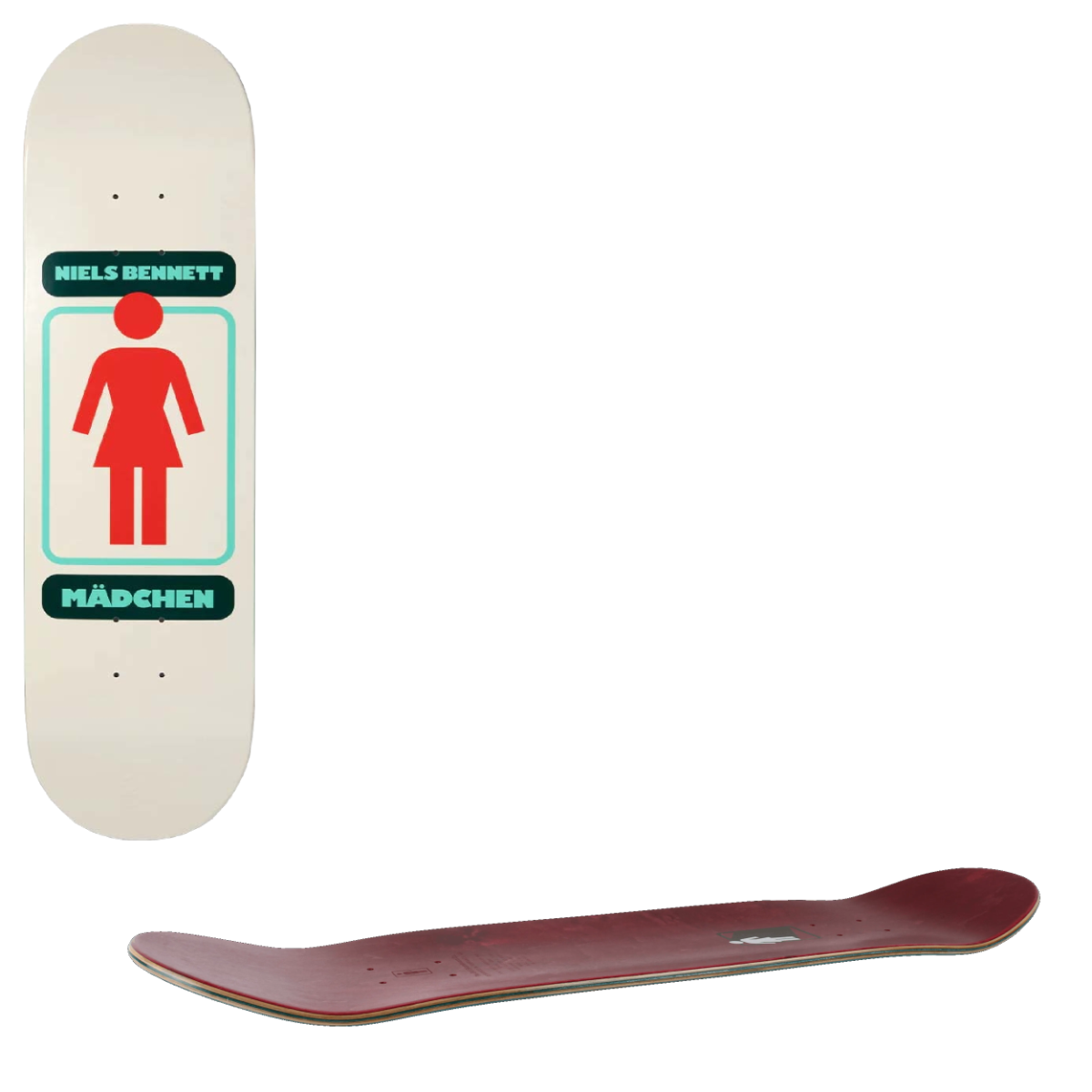 Girl 93 TIL Skateboard Deck - Bennett 8.25"