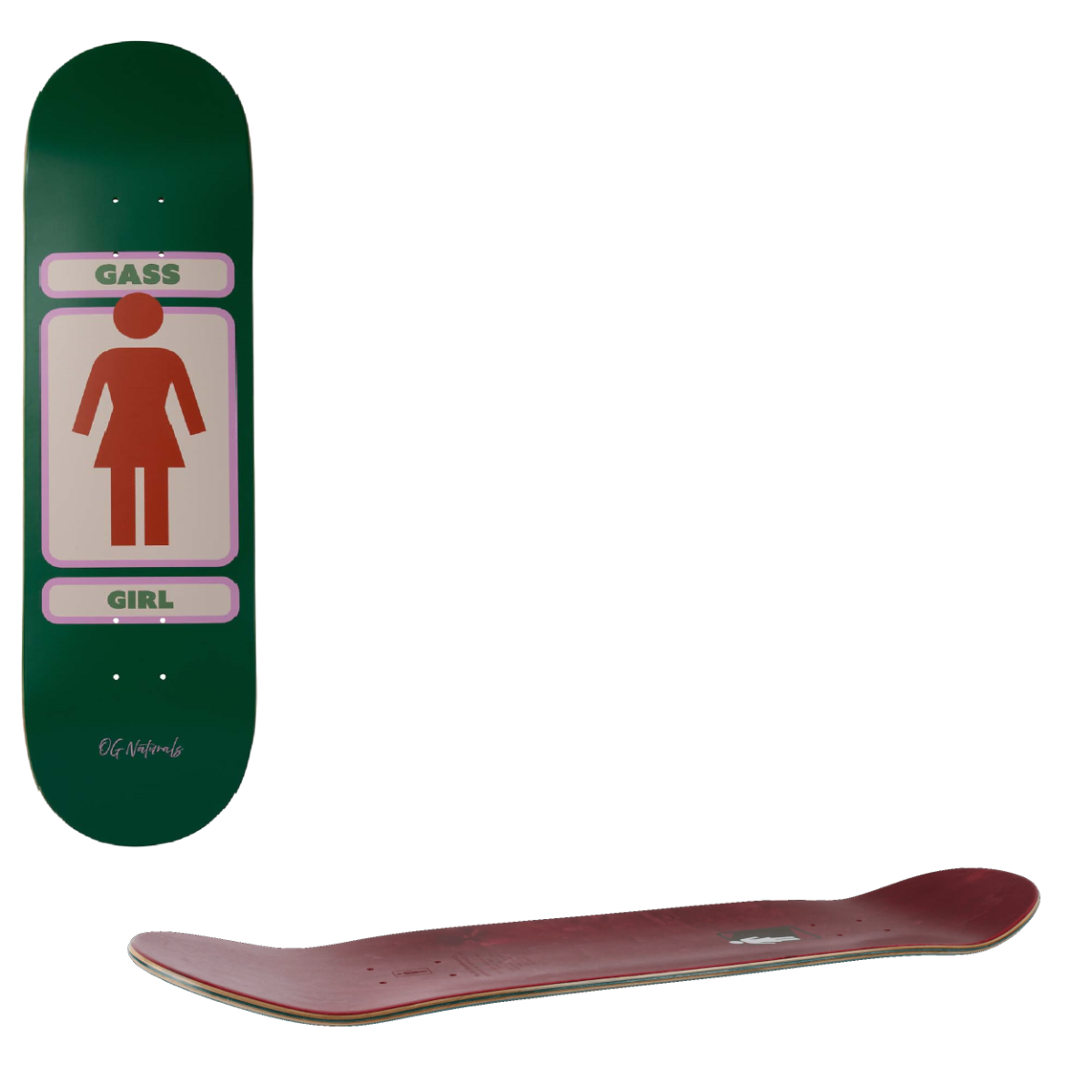 Girl 93 Naturals Skateboard Deck - Gass 8.5