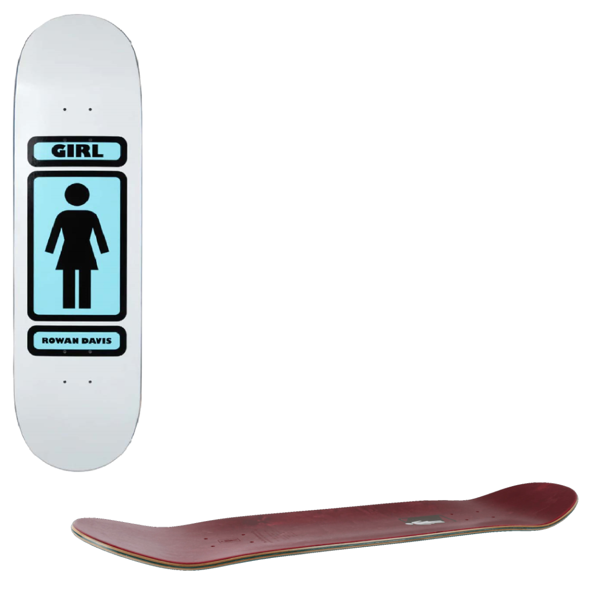 Girl 93 TIL Skateboard Deck - Davis 8.5"