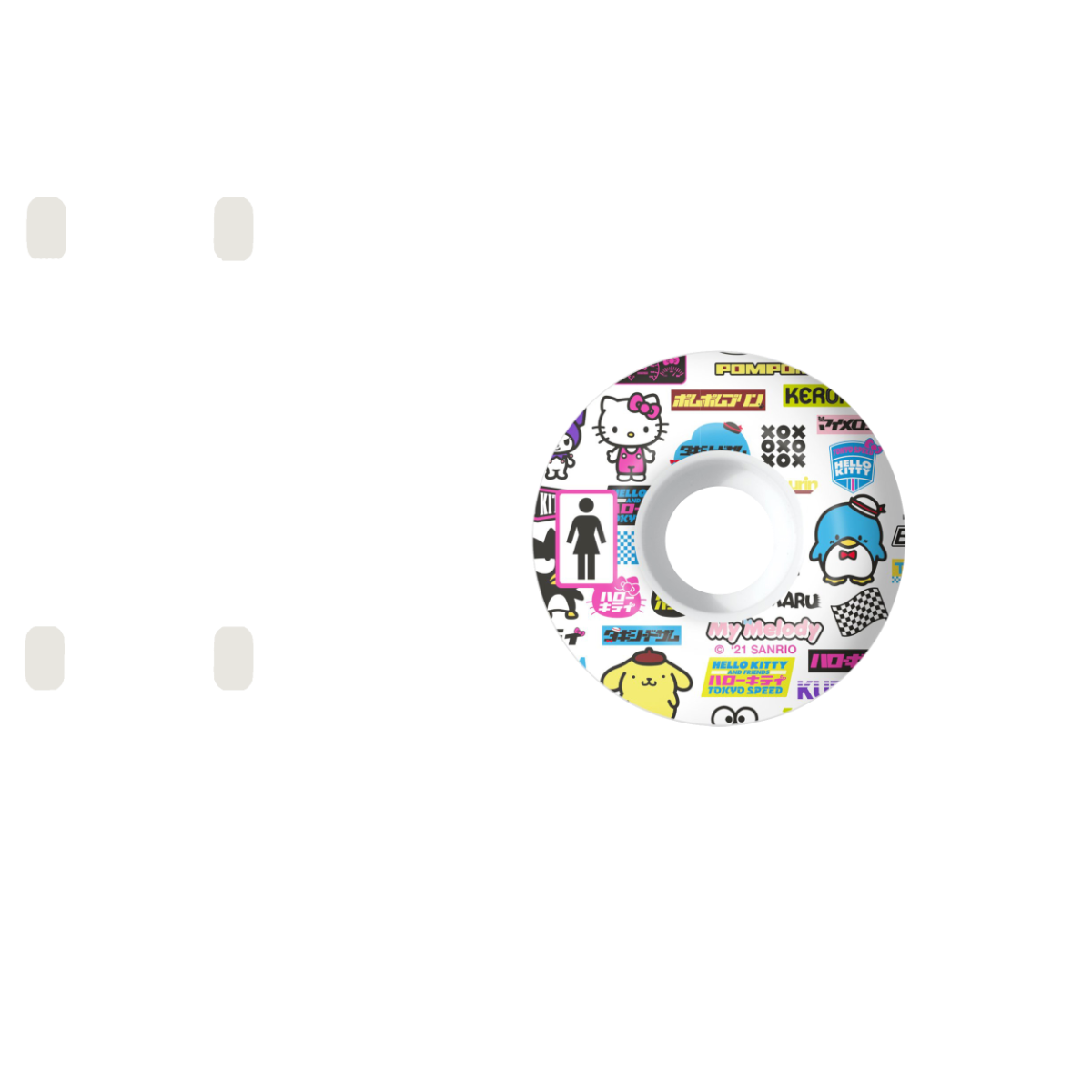 Girl Sanrio Tokyo Speed Wheel Skateboard Wheels - 54mm