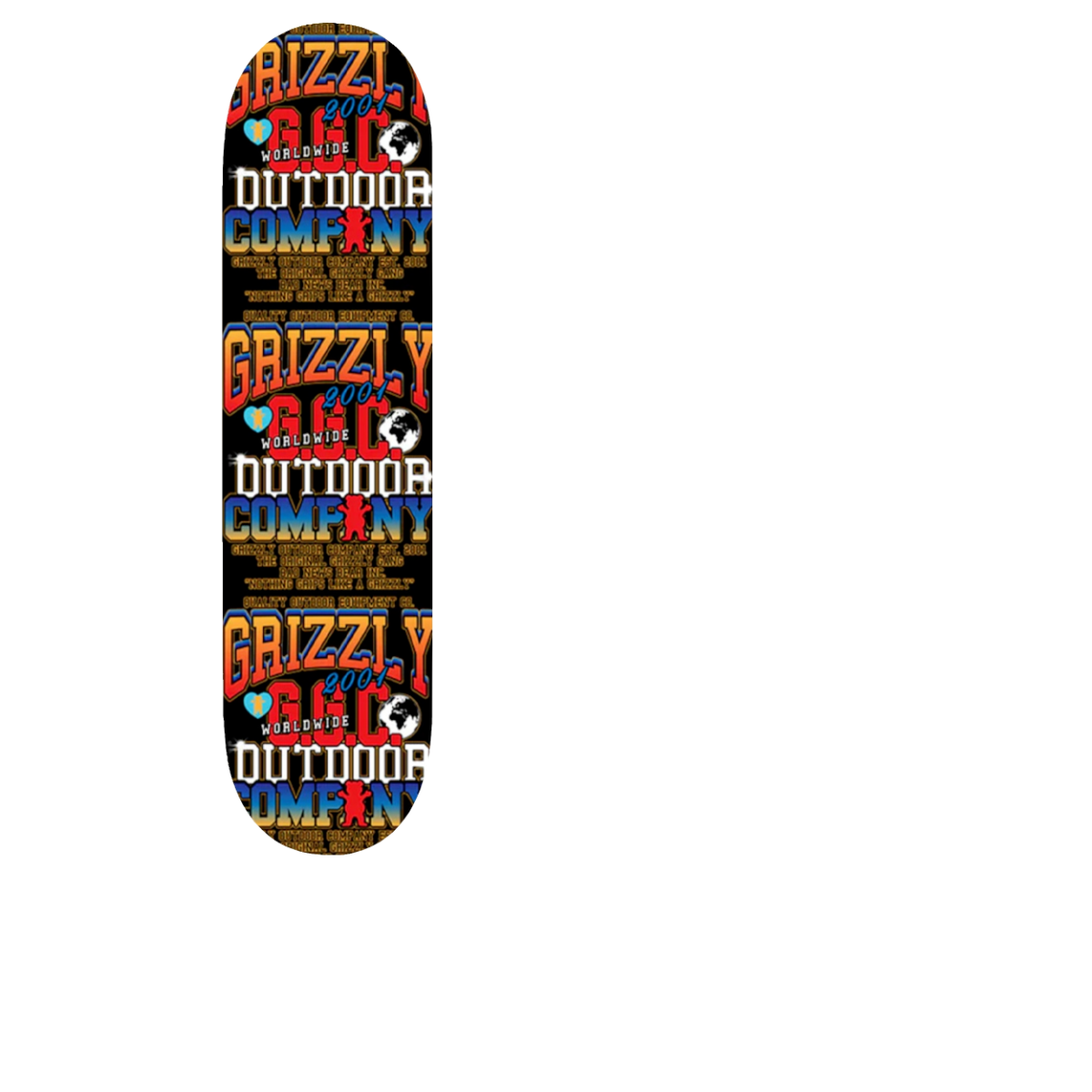 Grizzly Back To Back Skateboard Grip Tape