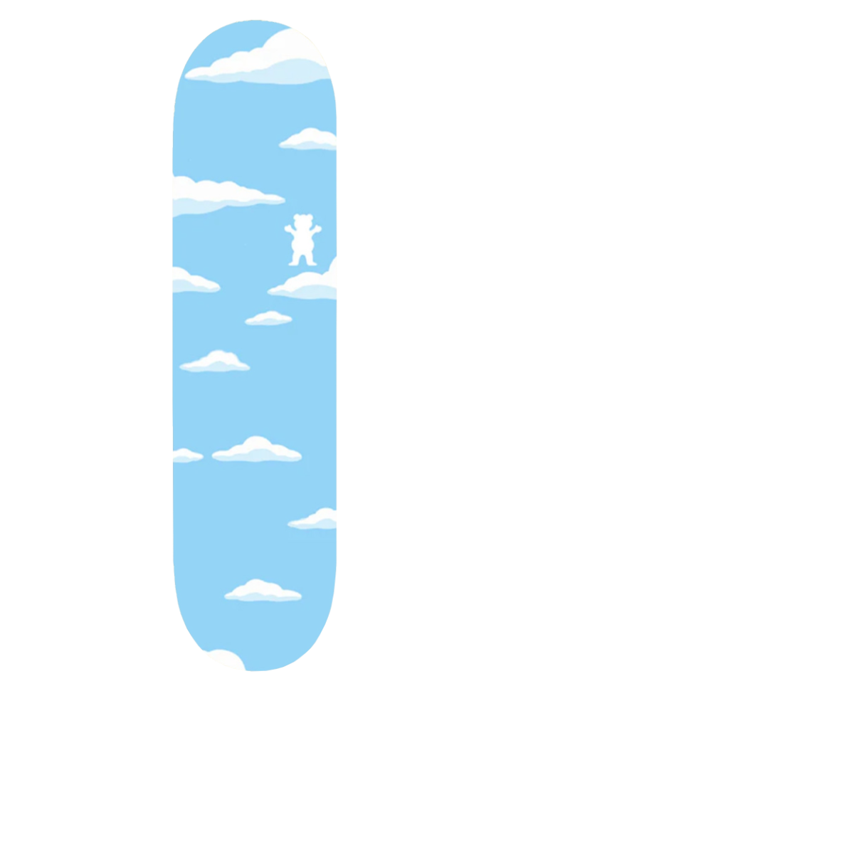 Grizzly Head In The Clouds Skateboard Grip Tape