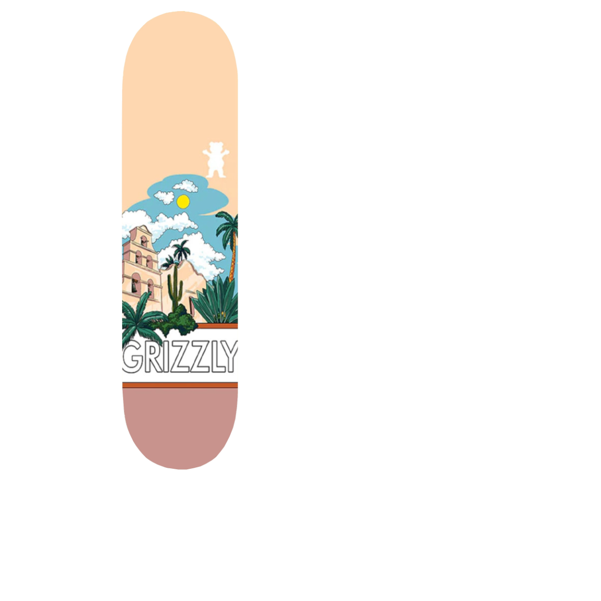 Grizzly Cabana Skateboard Grip Tape 9"