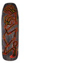 Heathen Battle Claw On Chonker Skateboard Deck 9"
