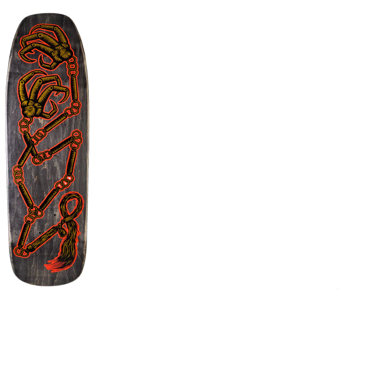 Heathen Battle Claw On Chonker Skateboard Deck 9"
