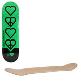 The Heart Supply Heimana Reynolds Pro Skateboard Deck - Heart Neon 8"