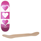 The Heart Supply Squadron Skateboard Deck - Pink 8"