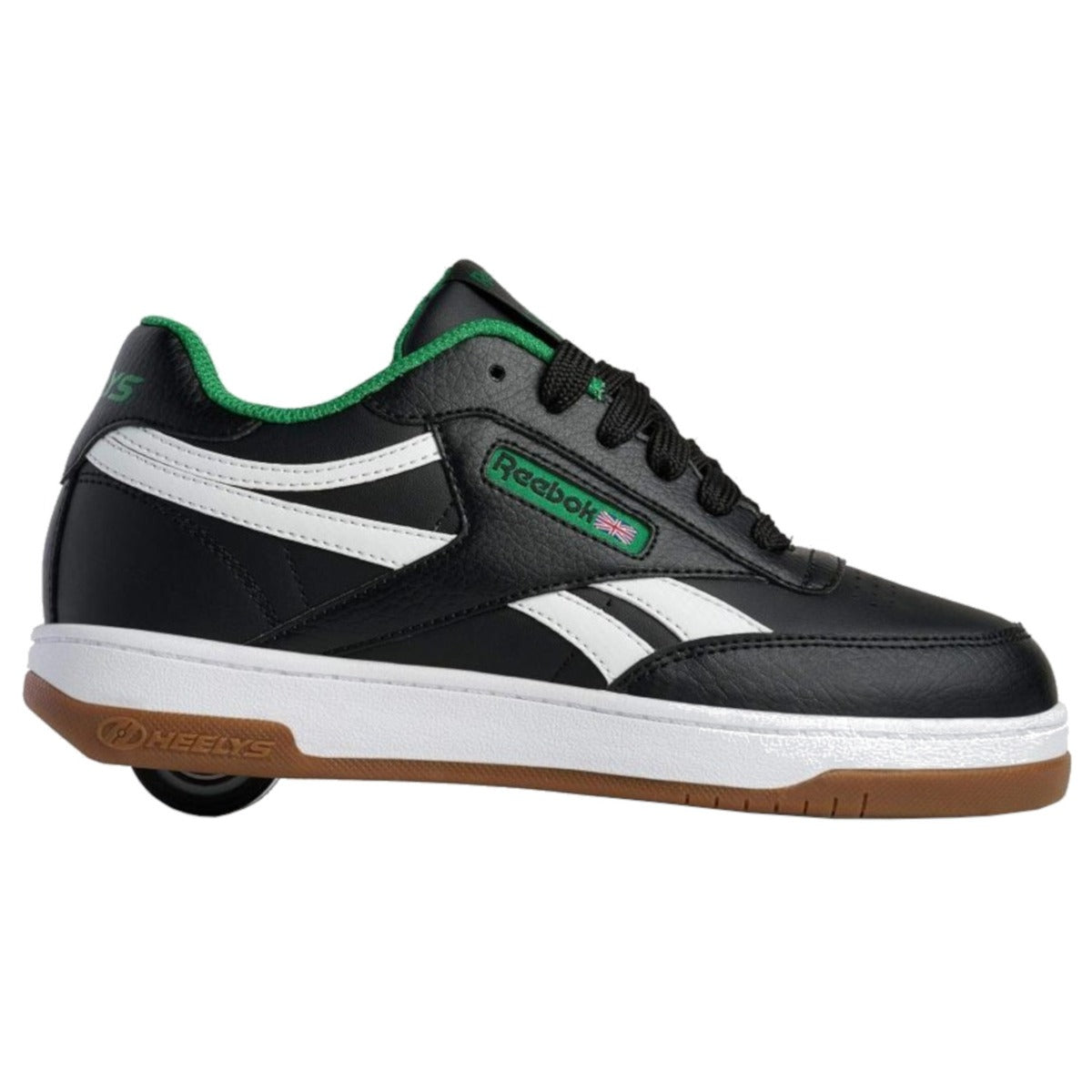 Heelys x Reebok Club C - Black/White/Green