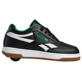 Heelys x Reebok Club C - Black/White/Green