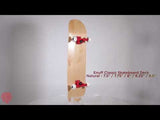 Enuff Classic Custom Skateboard - Natural/Red 8.25''