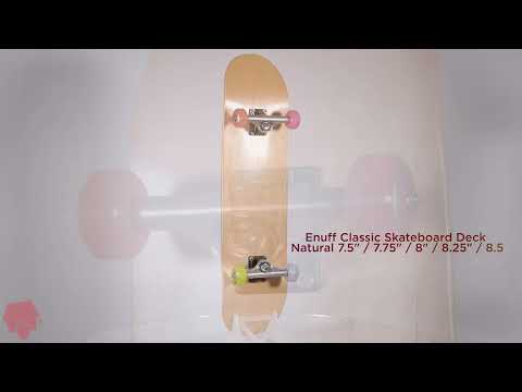 Enuff Classic Custom Skateboard - Natural/Tie Dye 8.25''