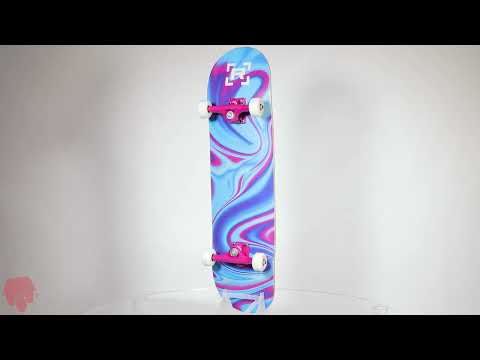 Rampage Liquid Acid Custom Skateboard - Multi 7.75"