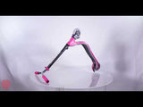 Globber Flow 125 Foldable Scooter - Deep Pink
