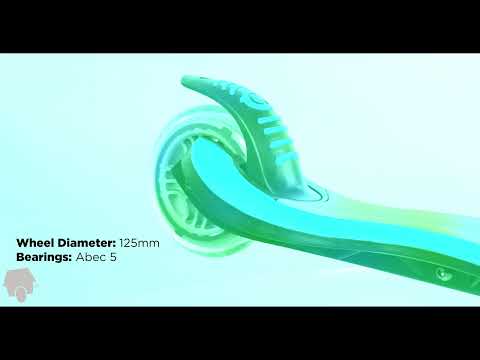 Globber Flow 125 Foldable Scooter - Sky Blue