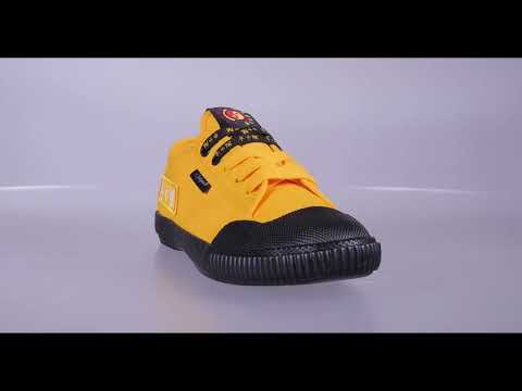 Feiyue x Bruce Lee 1920 Lo Canvas Trainers - Yellow/Black