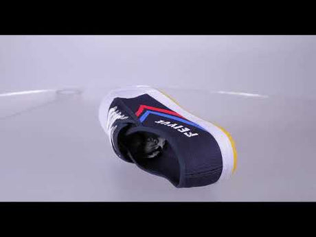 Feiyue 1920 Lo Canvas Trainers - Navy/Blue/Red